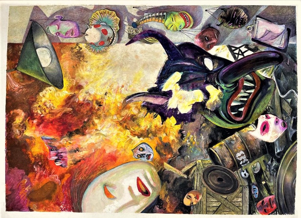 Masks on Fire – The Collidescope